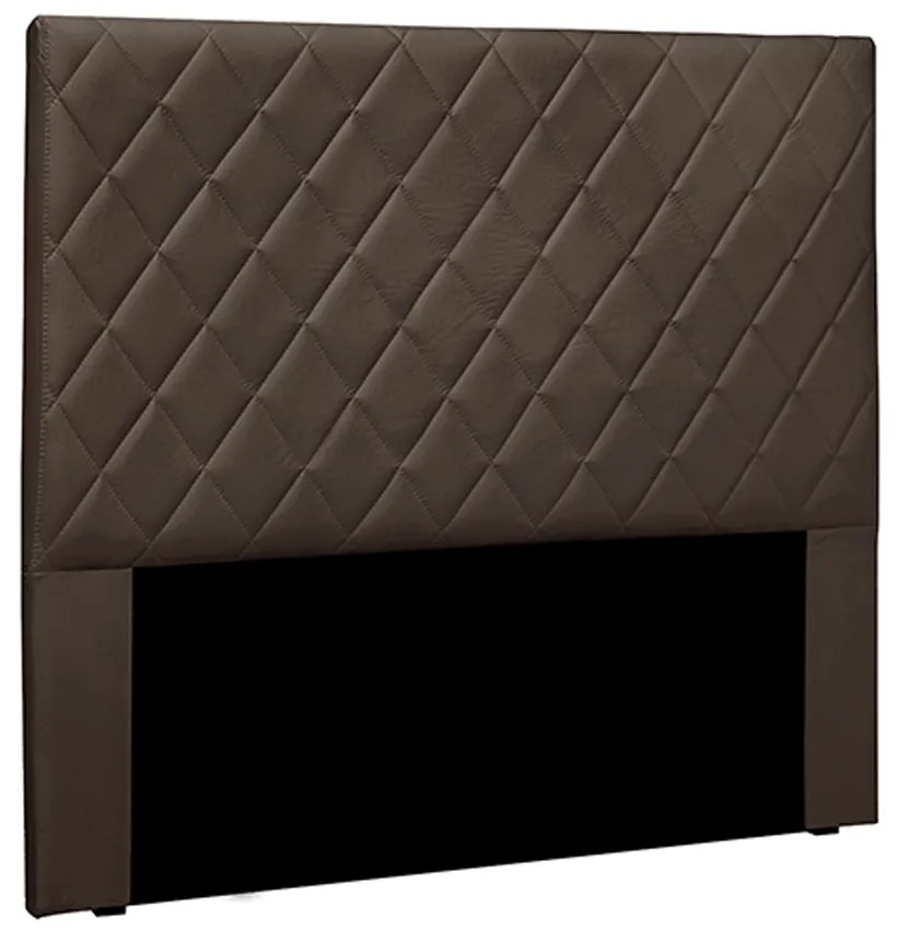 Cabeceira Decorativa 1,40M Baelon Veludo Marrom G63 - Gran Belo