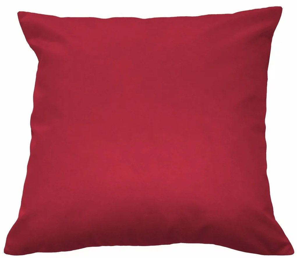 Kit 4 Almofadas Decorativas 50x50 Tecido Suede Vermelho