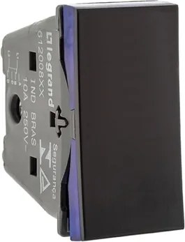 Interruptor Bipolar Paralelo Pial Plus+ 10A Preto