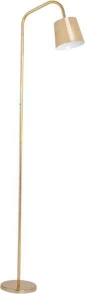 Luminaria De Piso Aluminio Dourado Denver