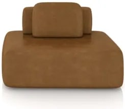 Sofá Modular 140cm Living Sala de Estar Moby Sintético Caramelo Z08 -