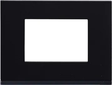 Placa 4x2 3 Postos Suporte Grafite Horizontal Orion Class