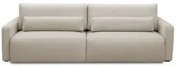 Sofá Retrátil Reclinável 210cm Sinna F05 Linho Bege - Mpozenato