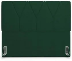 Cabeceira Cama Box Solteiro 100cm Aura Suede W01 Verde - Mpozenato