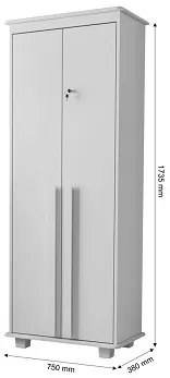 Armário Multiuso Mexico Branco - RV Móveis