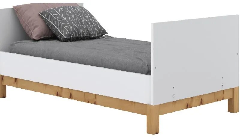 Berço Mini Cama Infantil 3 em 1 Alegria Henn Branco