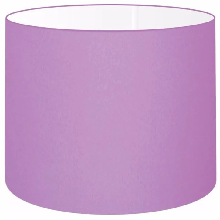 Cúpula abajur cilíndrica cp-8020 Ø45x21cm lilás