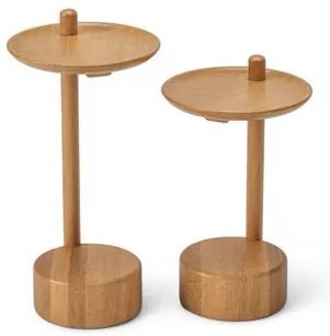 Conjunto de Mesa Auxiliar Ibiraci Champagne - 76886 Sun House