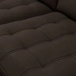 Sofá Retrátil Reclinável 3 Lugares 250cm Damy F05 Veludo Marrom Escuro