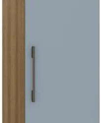 Guarda Roupa Modulado Sapateira 50cm Delphi Avelã/Grey L01 - Mpozenato