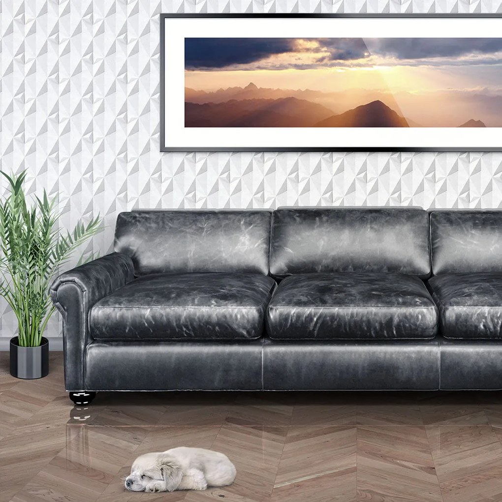 Papel de Parede 3D Cimento Queimado