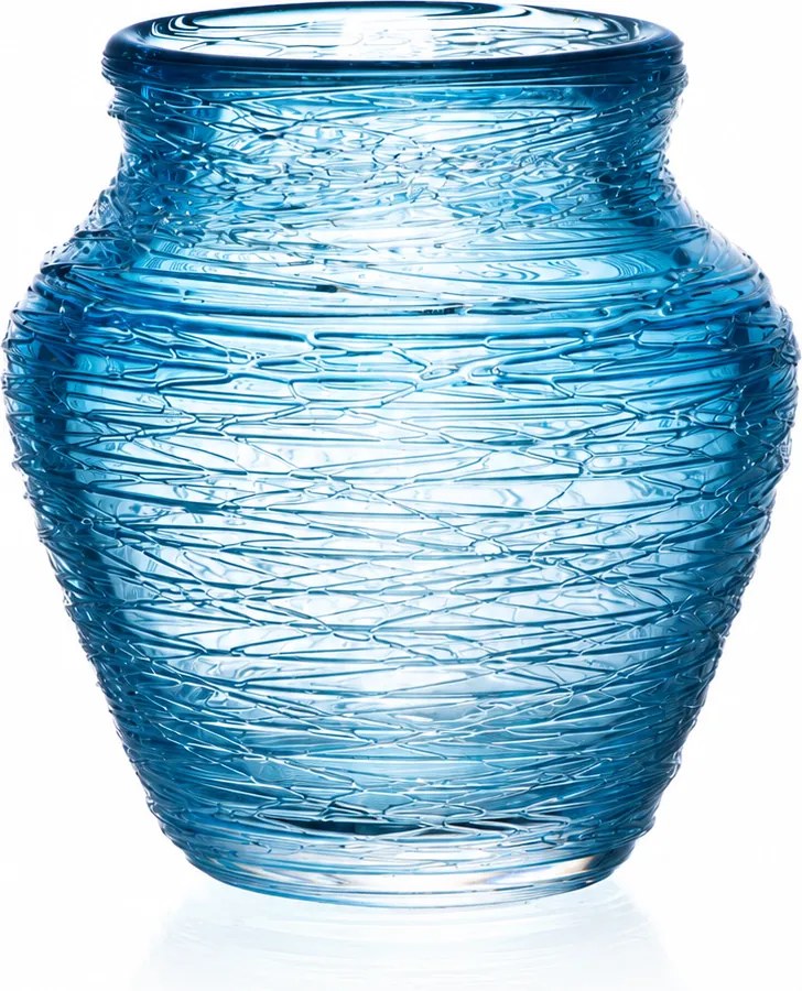 Vaso Murano Fiore M   Aquamarine