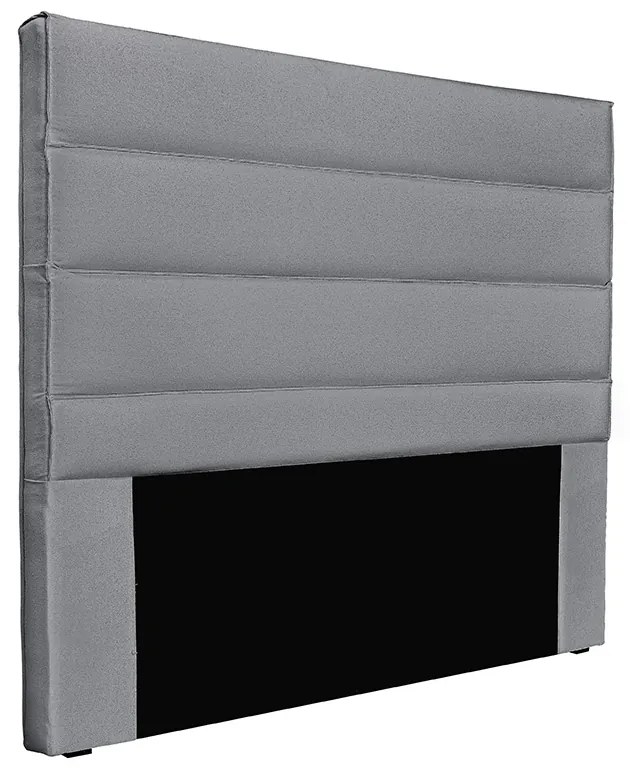 Cabeceira Cama Box King 195 cm Arles Linho S04 - D'Rossi - Cinza