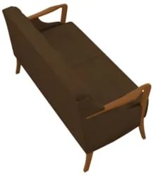 Kit Namoradeira 135cm e 2 Poltronas Decorativas Capitonê Lapa Z32 Velu