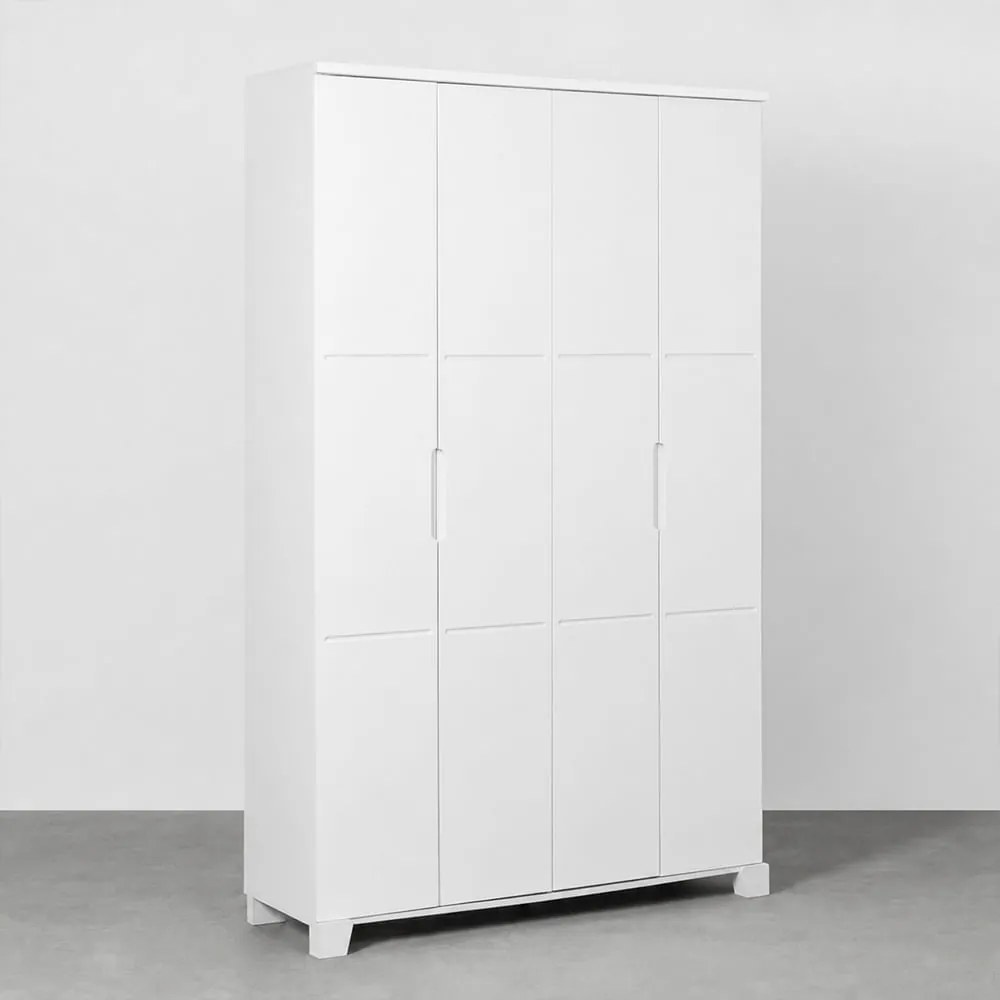 Guarda-Roupa Luna 4 Portas - Branco