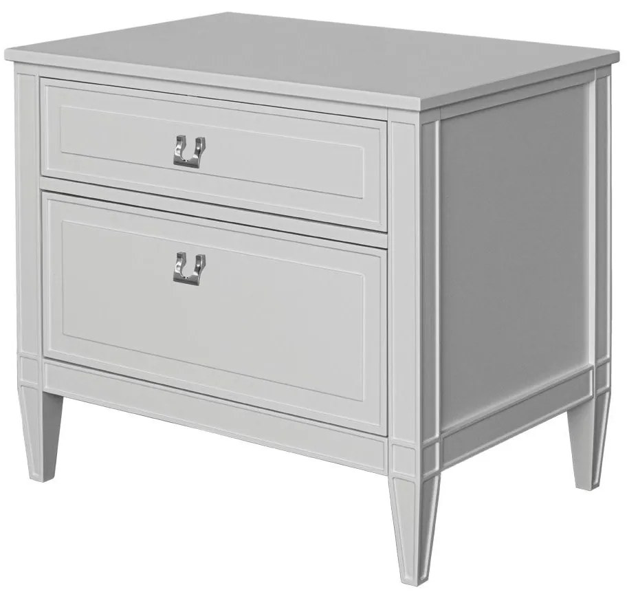 Mesa de Cabeceira Benito G - Branco  Kleiner