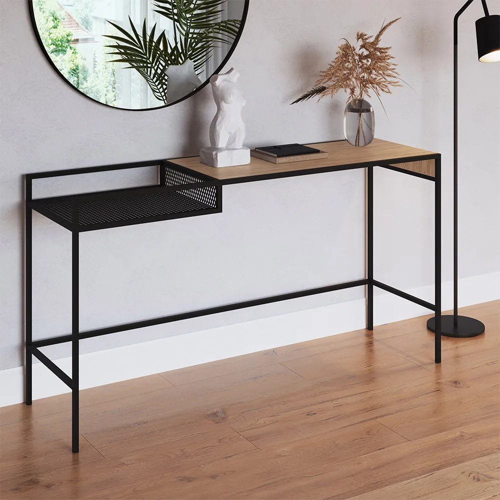 Aparador New Hanover e Preto 140 cm - D'Rossi