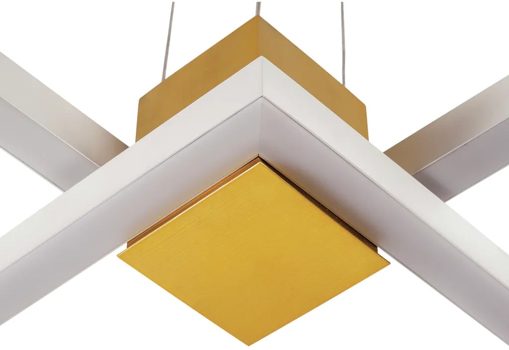 Pendente Mira 67X67Cm Led 65,6W Bivolt | Usina 19272/67 (FN-F - Fendi Fosco, 3000k)