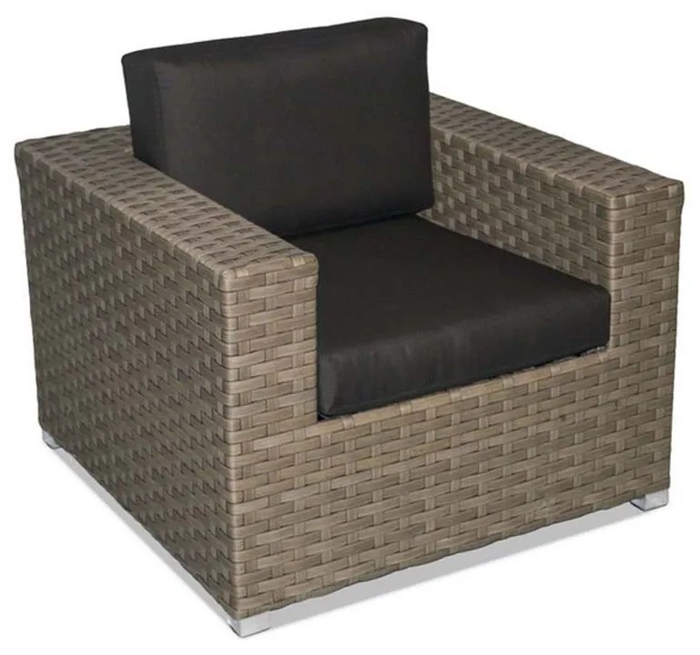 Poltrona Carajás Área Externa Fibra Sintética Estrutura Alumínio Eco Friendly Design Scaburi