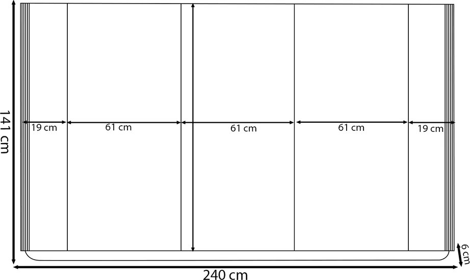 Painel Decorativo Switch MDP/MDF TV até 75 Polegadas com Fita LED Off White G77 - Gran Belo