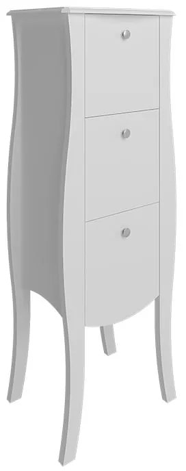 Conjunto De Banheiro Completo Classe 3 Peças Mdf - Branco