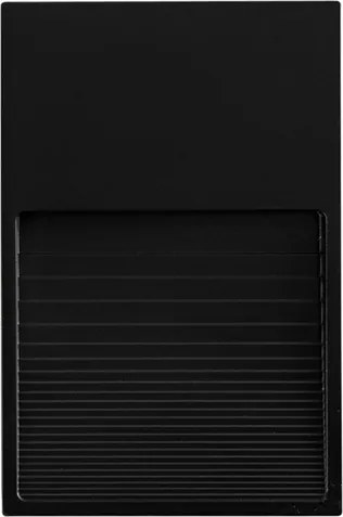 Balizador Led De Sobrepor Preto 2W 60 3000K Ip65