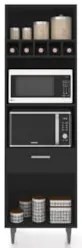 Paneleiro de Cozinha Torre Quente Pérola Z34 Preto - Mpozenat
