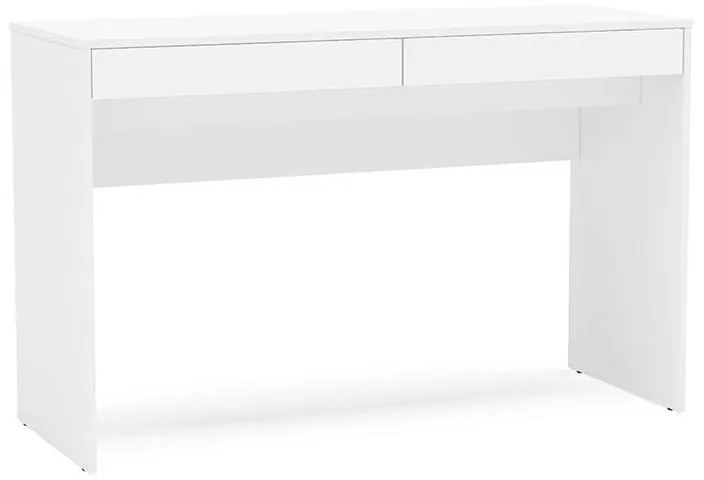 Mesa Computador Escritório Lindóia 1,20m 2 Gavetas - Branco