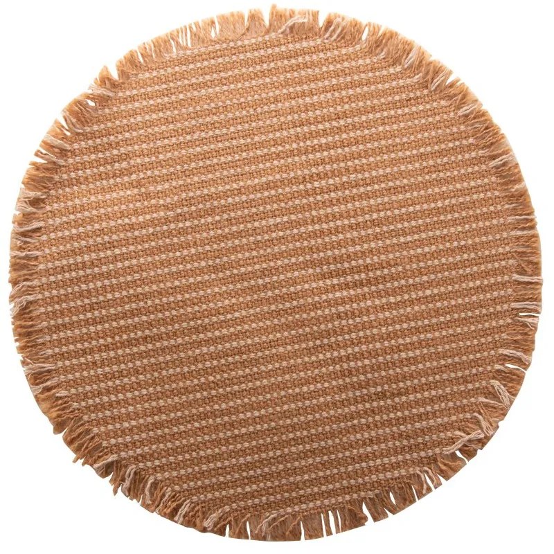 Lugar Americano Juta E Algodão Listra Natural 38cm 61453 Royal