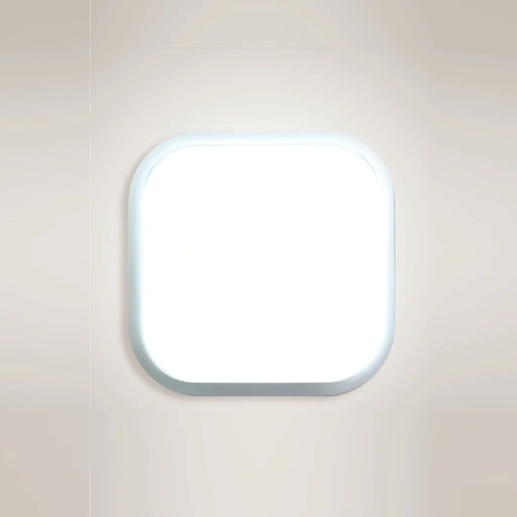 Luminária Tipo Tartaruga Quadrado 16,7X16,7X6,2Cm Led 15W 6000K Ip65 |...