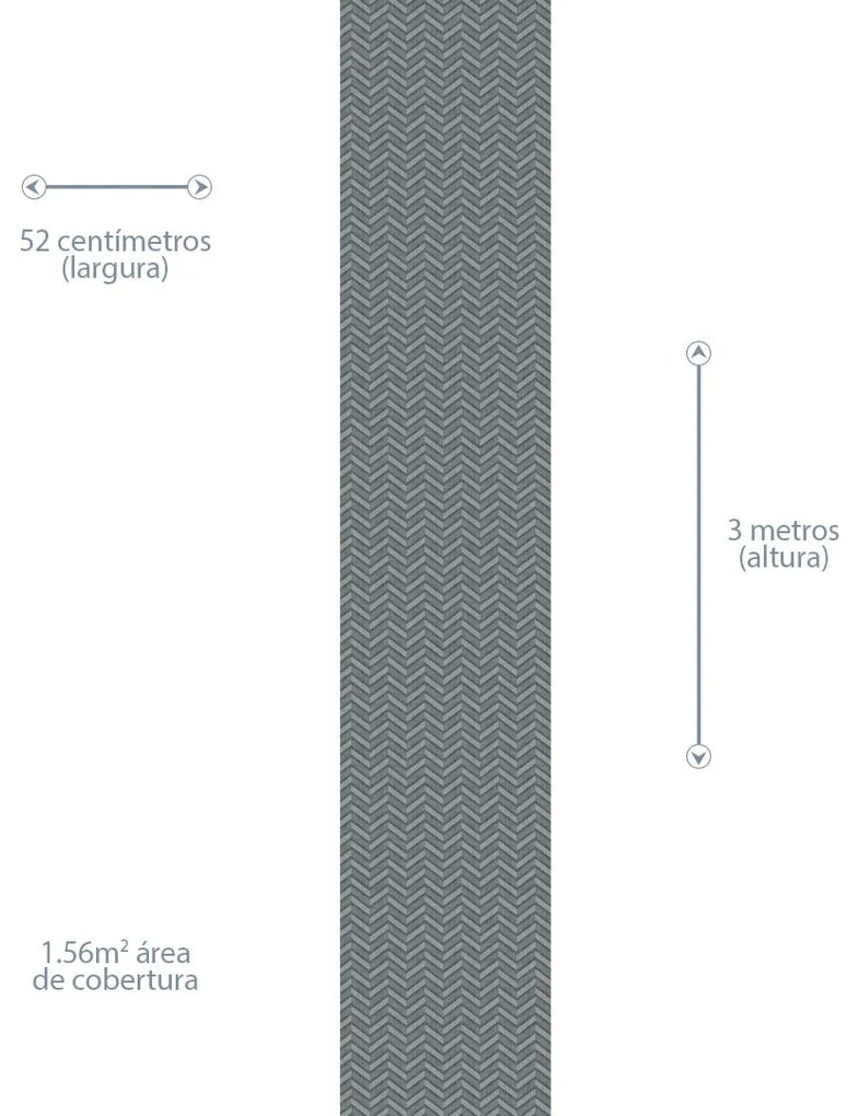 Papel de Parede Zig Trace 0.52m x 3.00m