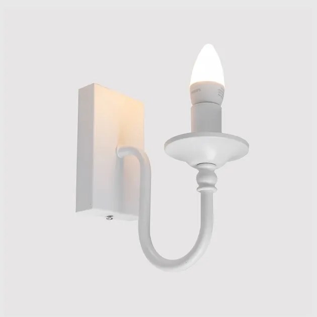 Arandela Metal Colonus - BRANCO