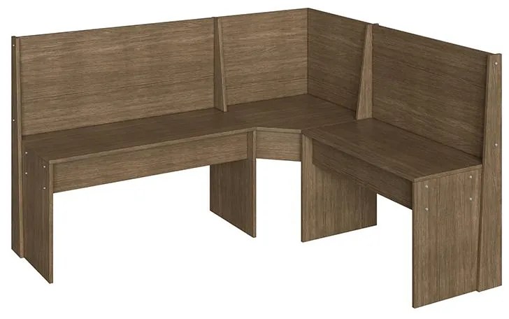 Conjunto Completo Canto Alemão, Almofada, Mesa E 2 Cadeiras