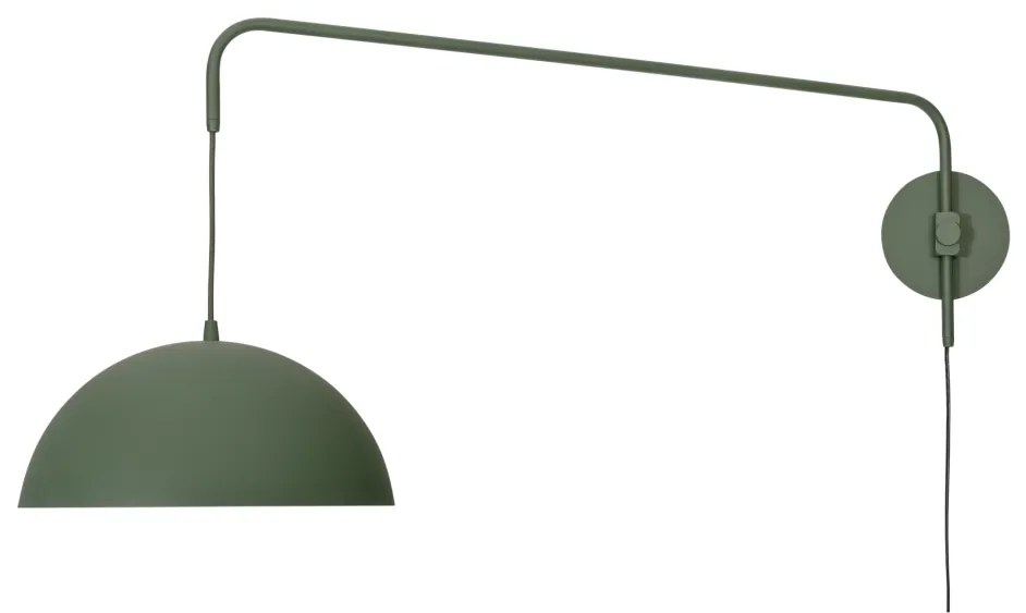 Arandela Yoná 32X95,2X44,2Cm 1Xe27 Braço Haste E Cúpula Alumínio - Usi... (FN-F - Fendi Fosco)