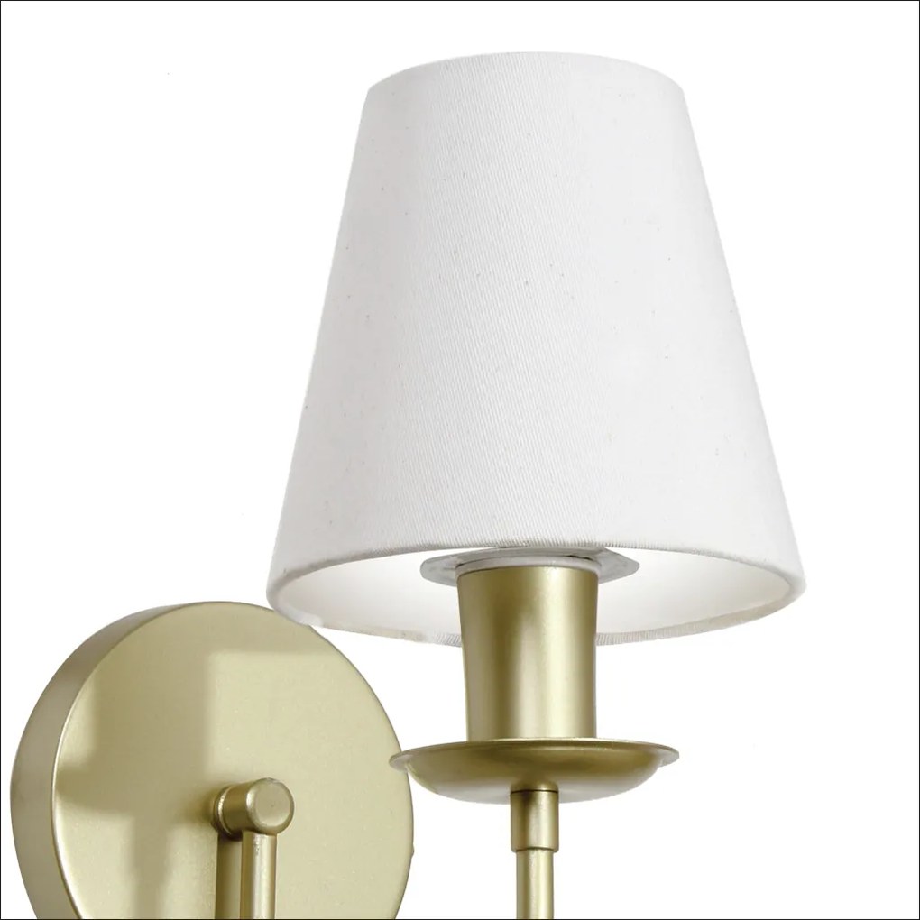 Arandela Cordoba 30X14X25Cm Metal Alumínio E Cúpula Tecido 01Xe27 G45... (COBRE FOSCO)