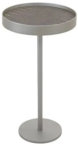 Mesa de Apoio Kyoto Baixa Recouro Croco Fendi e Haste Fendi 50cm - 67761 Sun House