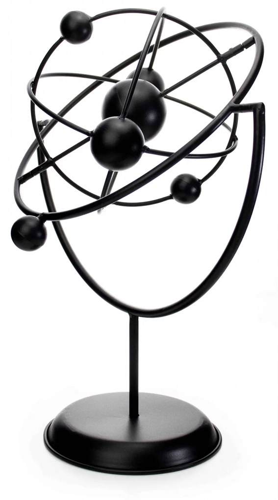 Escultura Decorativa Globo Átomo Molecular 50x38x19,5 cm M02 - D'Rossi