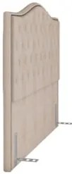 Cabeceira Cama Box Casal Queen 160cm Siena Z37 Linho Bege Cru - Mpozen