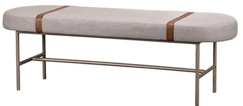 Banco Lore Esmalte Recouro Fendi Champagne 160cm - 77132 Sun House