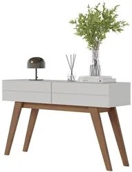 Buffet Cristaleira e Aparador Rebeca com Espelho Adnet 67cm C05 Off Wh