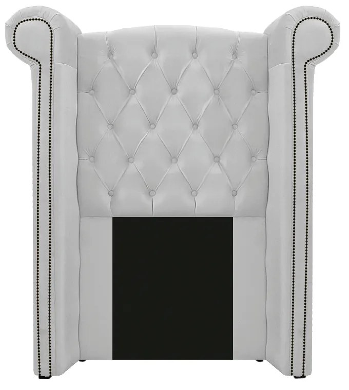 Kit Cabeceira e Calçadeira Veneza 100 cm Solteiro Suede Branco - ADJ Decor