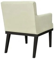 Kit 02 Poltronas Decorativas Vitória W01 Suede Bege - Mpozenato