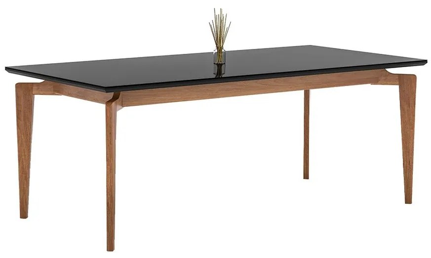 Mesa de Jantar Chermont Com Vidro - VM 53444 1.40 x 0.90