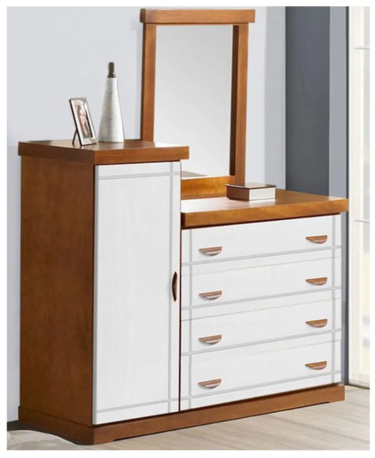 Cômoda Penteadeira Style Flex Prime 4 Gavetas Domus Móveis -
