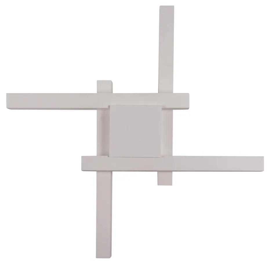 Plafon Lara 53X53Cm Led 32,8W Bivolt | Usina 19275/53 (FN-F - Fendi Fosco, 3000k)