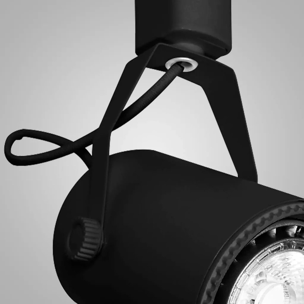 Spot Para Trilho Eletrificado Para Lâmpada Par20 Ip20 Preto | Opus Pro... (Preto)