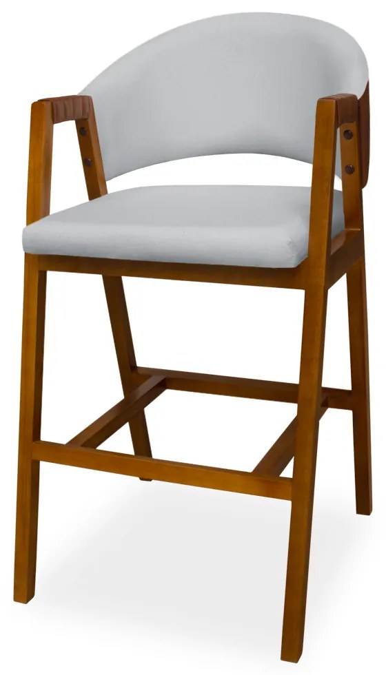Banqueta Suellen Compose Couríssimo Whisky / Cinza
