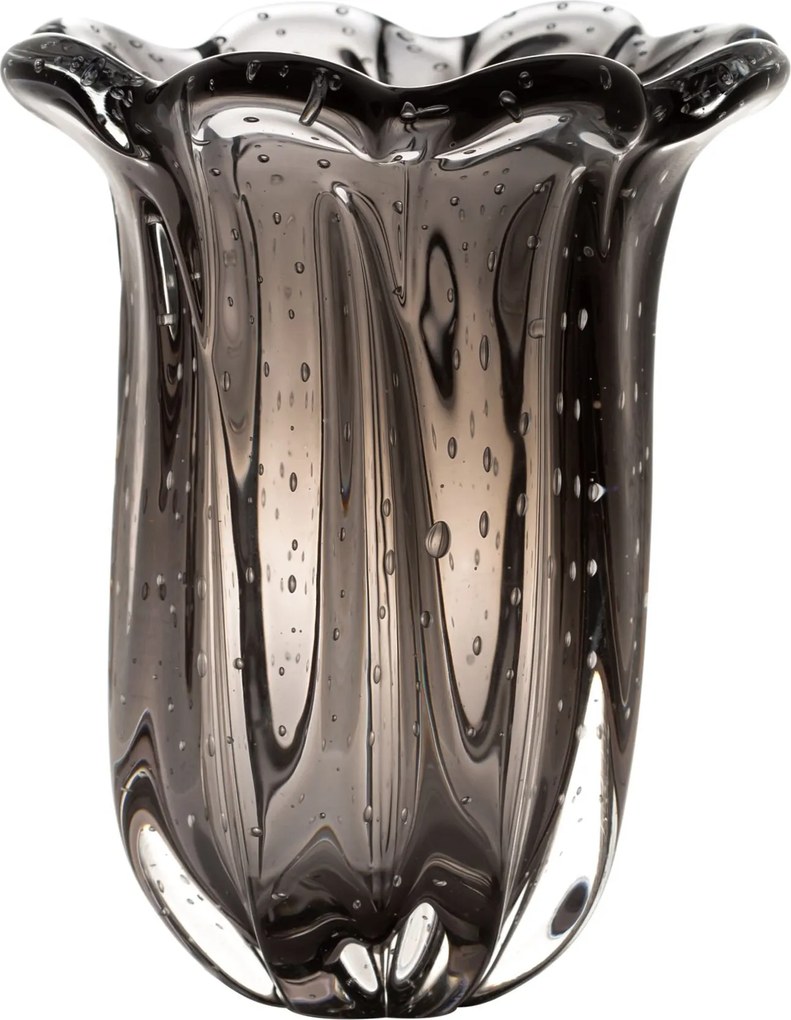 Vaso Murano Everest P - Cinza Ônix Ônix