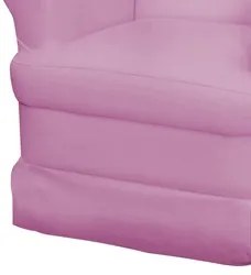 Poltrona de Amamentação Sabrina Sintético Rosa Bebê - Phoenix Baby