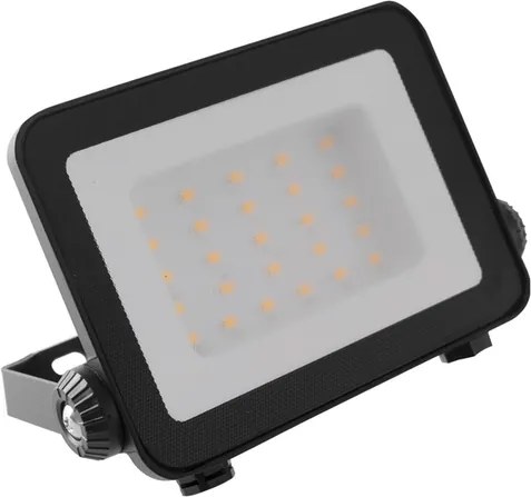 Projetor Led Preto 30W 3000K Ip65 100 Floodlight Compact